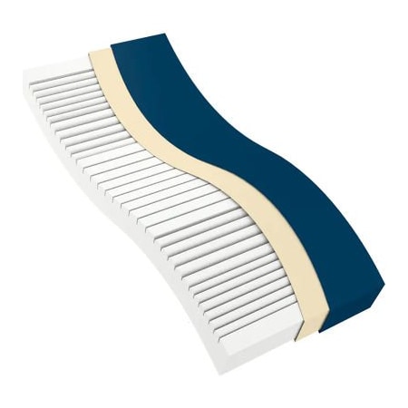 Dynarex Dynarex DynaRest Multi Zone Foam Pressure Mattress, 80inL x 36inW x 6inH 10420